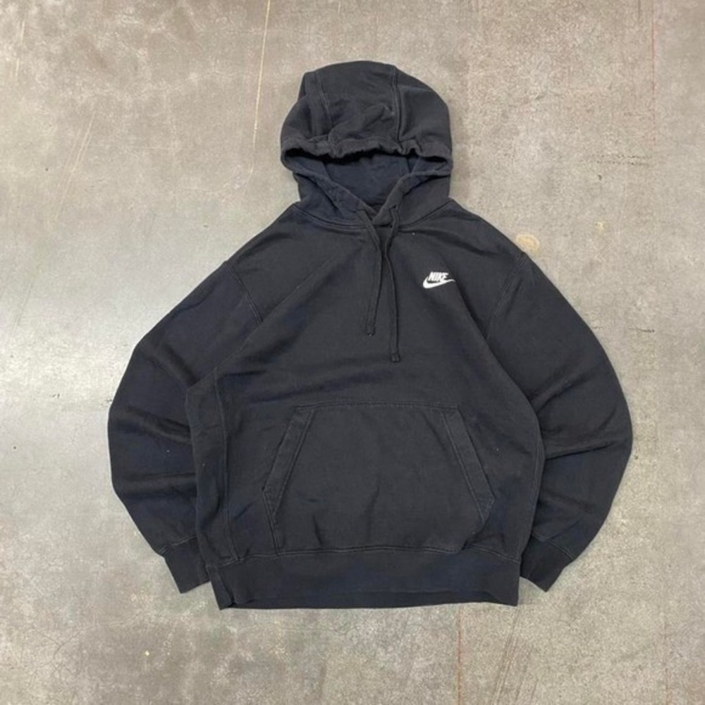 Y2K Nike Black Pullover Hoodie Men's Size M